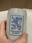 Vintage German Lowenbrau Munich Beer Stein Mug  5l Stoneware 