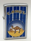 Vintage 1998 Camel Stripes Chrome Zippo Lighter   Casual Men   s Watch New B22