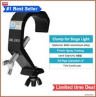 C Truss Clamp 5 Pack Fits Od 2 Inch Tube 66 Lb Load Aluminum Stage Light