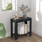Modern Black Coffee Table Small Wood Side Table Tv Stand Living Room Furniture