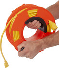 Extension Cord Reel Wheel Portable Roll Up Heavy Duty Storage Stand 100 Ft