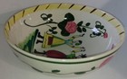 Pennsylvania Folk Art Dutch 9 75  D Mixing Salad Bowl Hand-painted Vintage Japan