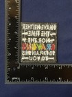 Neither The Time Nor The Crayons - New Funny Humor Embroidered Iron On Patch