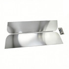 For Kenworth W900 T600 T660 T800 Stainless Steel 7  Chopped Window Trim  2 Pack