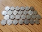 1968 Canada - Huge Lot Of 27 Silver Coins  500 - Elizabeth Ii Quarters  C25  1