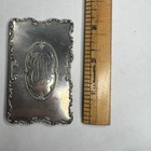 Antique Sterling Silver   Wax Paper Stamp Holder   Case Monogram Epm
