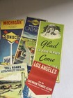 Vintage 1940s -70s Lot Of 16 Gas Station Road Maps Usa Sunoco Mobil Shell Zephyr