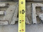 Large Heavy  Antique Cmc Clearing Tag Plate Plaque Sign Cast Iron