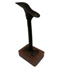 Antique Michigan Cast Iron Cobbler Shoe Repair Stand - 18  Tall Industrial