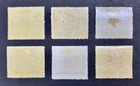 Papua 1917 Surch  Overprints Complete Set Sg  106-111  6 Stamps  Mint H Cat   30