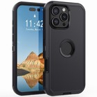 Shockproof For Iphone 16 16 Pro Max 16e Case Heavy Duty 3in1 Layers Cover Rugged