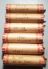 6 Wheat Cent Rolls  300  All Sorted By Decades  713 