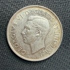 1944 Canada 50   Cents George Vi Silver Half Dollar Small Amount Of Toning
