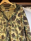 1970   s Vtg Duck Camouflage Red Head Japan Hunting Coveralls Men   s Green Brown