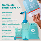Sinus Rinse Bottle  500ml With 30 Sinus Rinse Packets - Complete Nasal Irrigatio