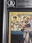 Barry Bonds Rc Auto Signed Rookie Autographed 1987 Topps Beckett Coa Hof