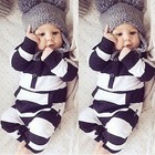 Newborn Toddler Baby Boys Kids Clothes Romper T-shirt Tops   Pants Outfit Set