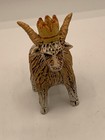 Ukraine Crafted Goat With A Crown Figurine 4 1 2 