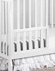 Toddler Crib Guardrail Compatible With Dream On Me Convertible Crib  White