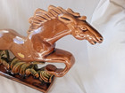 Vintage Royal Haeger Brown Stallion Horse Large Figurine Mid Century 14 In  Long