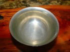 Vintage Woodbury Pewterers Pedestal Pewter Bowl Small 4  Diameter