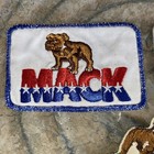      3 Vintage Mack Truck Bulldog Cap Coat Patches Rare      Embroidery 80s