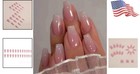 24pcs Medium Coffin Press On Nails - Full Cover Gradient For Effortless Style