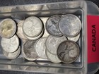 1 Random Coin From Lot- Canada 80  Silver 25 Cents Pre-1968