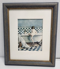 Lot 2 Framed Matted Wall Art Jessie Wilcox Smith Litho Bathtub A Bath With Dolly