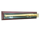 Black Wall Mounted Baseball Bat Display Case Glass And Mirror Free Shipping