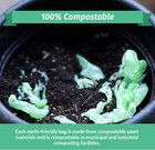 Reli  Compostable 13 Gallon Trash Bags   75 Count   Astm D6400   Green   Eco-fri