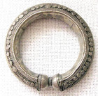 Indo-persian Antique Tribal Filigree Silver Bangle Bracelet  87gr 