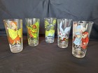 1977 Pepsi Walt Disney The Rescuers Collector Series Vintage Glasses Set Of 5