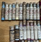 Vintage Ceramic China Overglaze Paint Vial Lot Of 100   mack  Fry   s  Etc  Read