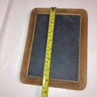 Vintage Made In Portugal Slate Chalkboards Double Sided Wood Frame B-1