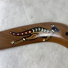 Hand Crafted And Hand Painted Australian Made 16in Throwing Boomerang  kangaroo 