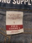Mossimo Womens Jean Shorts Size 1 Fit 6 Stretch Blue Denim Cut Offs Short 