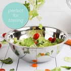 Stainless Steel Mixing Bowls Set Of 4 Bowl 0 75  1 5  3  5 Qt Cooking Prepping