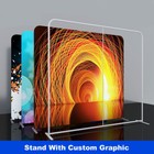 10ft Waveline Straight Tension Fabric Display Trade Show Displays Booth Backdrop