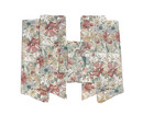 Set 6 Vintage Curtains Valances Pink Blue Floral Print Cottagecore Shabby Chic