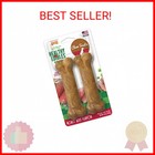 Nylabone Healthy Edibles Natural Dog Chews Long Lasting Roast Beef Flavor Treats