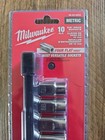 New Milwaukee Tool 48-22-9503 3 8  Drive Standard Socket Set Metric 10 Pieces