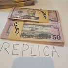 Best Replica Aged  50 Bills   100  replica  Novelty Purposes Only