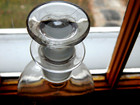 Vintage Antique Apothecary 8 75  Hand Blown Glass Bottle With Stopper 