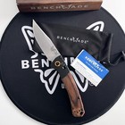      benchmade 15085 Custom Mini Crooked River Cpm-s30v Wood Handle Folding Knife