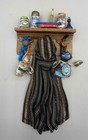 Miniature Dollhouse 1 12 Scale - Halloween Witch wizard fairy Wall Rack - 712
