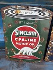 Four Vintage Porcelain Sign Set - Motor Oil Can Porcelain Advertisement Sign