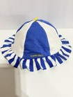 Vintage Rainbow Tag Gymboree Blue And White Girls Sun Hat Sm md