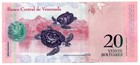 Venezuela Unc Note 20 Bolivares Bsf 2007 - 2014 Different Prefixes P-91 Banknote