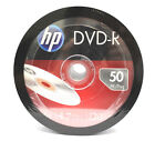 50-pack 16x Hp Logo Top Blank Dvd-r Dvdr Disc 4 7gb   1 Free Hp-cd-rw Disc
